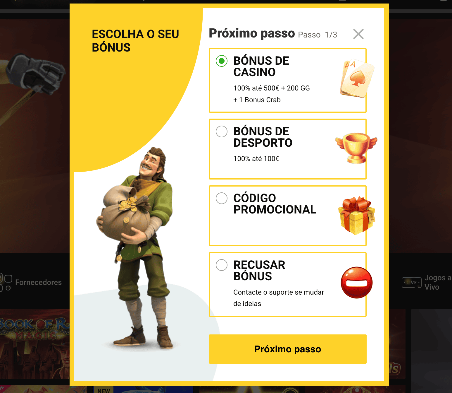 Registo no ZetCasino Registo no ZetCasino