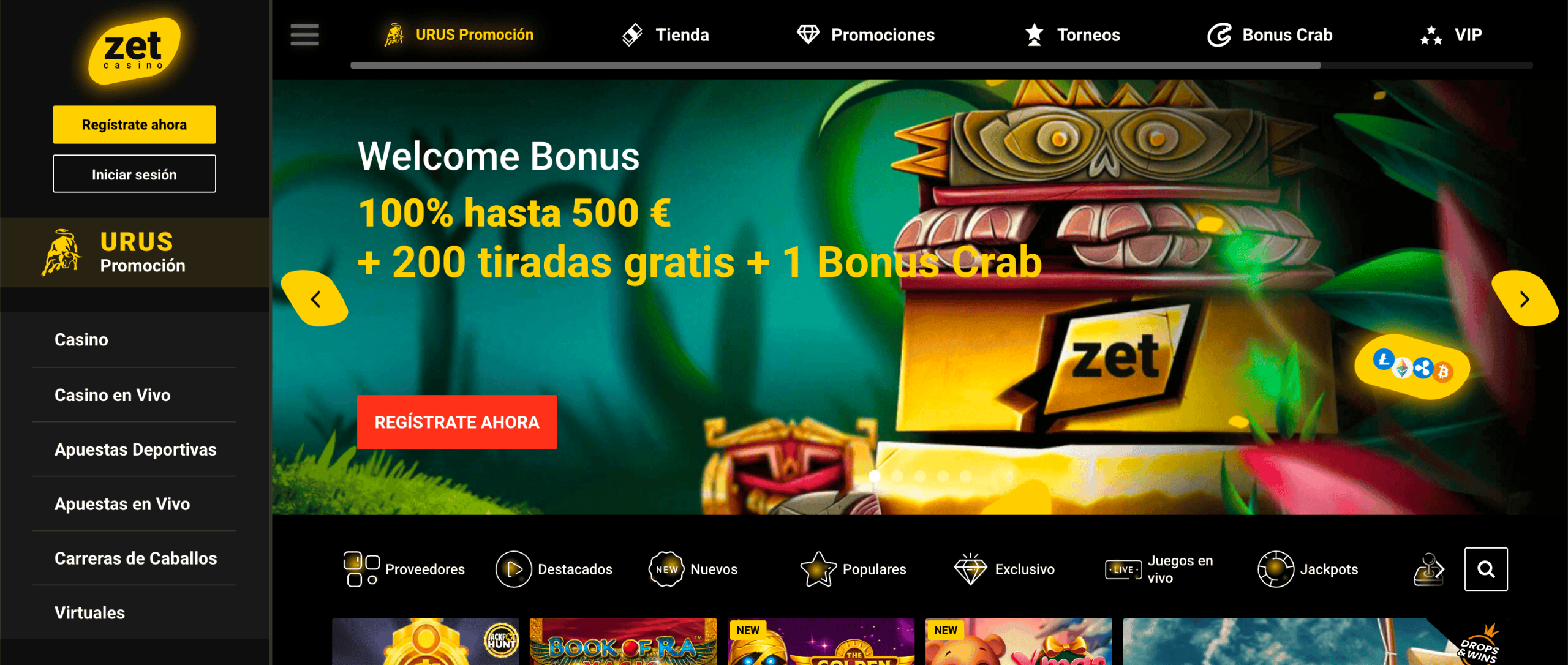 ZetCasino Home ZetCasino Home
