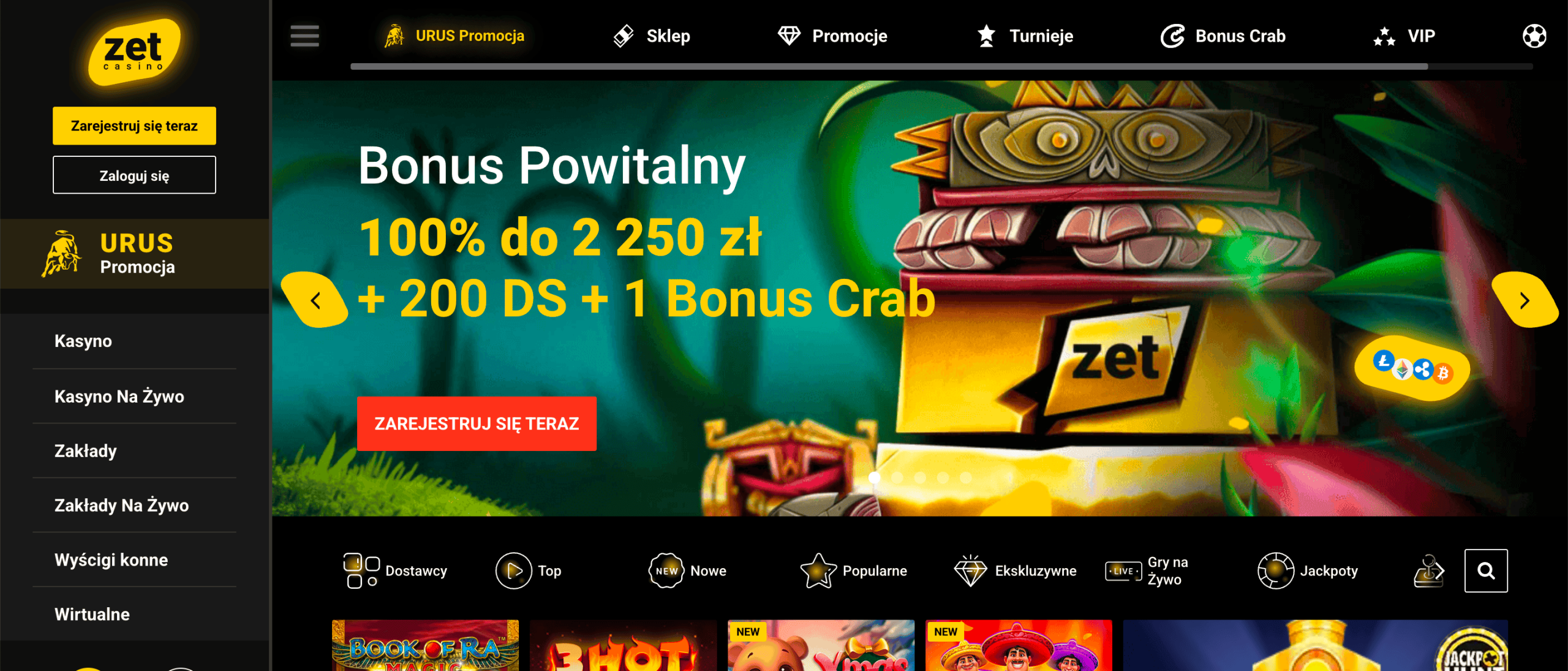 ZetCasino strona główna